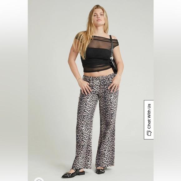 Pacsun cheetah print pants - Picture 4 of 4